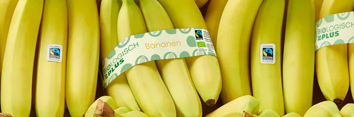 Fairtrade bananen van PLUS