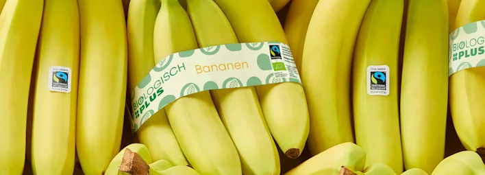 Fairtrade bananen van PLUS