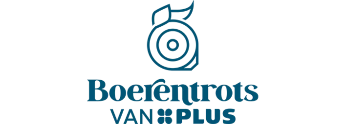 Logo van Boerentrots van PLUS rund.