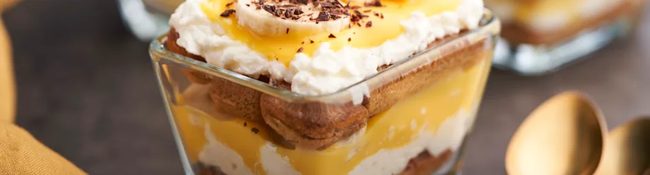 Bananentiramisu met advocaat en chocolade