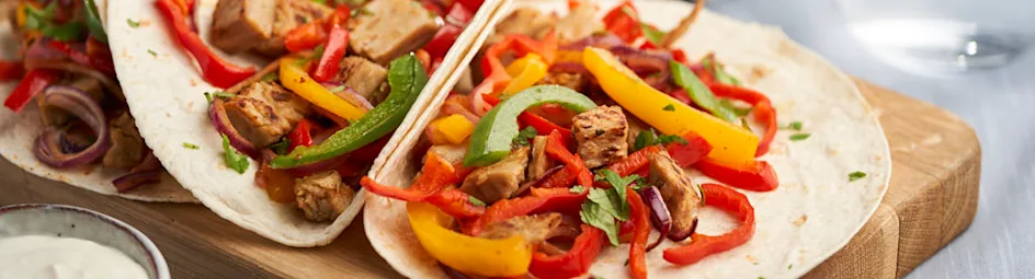 Fajita’s met vegetarische kip