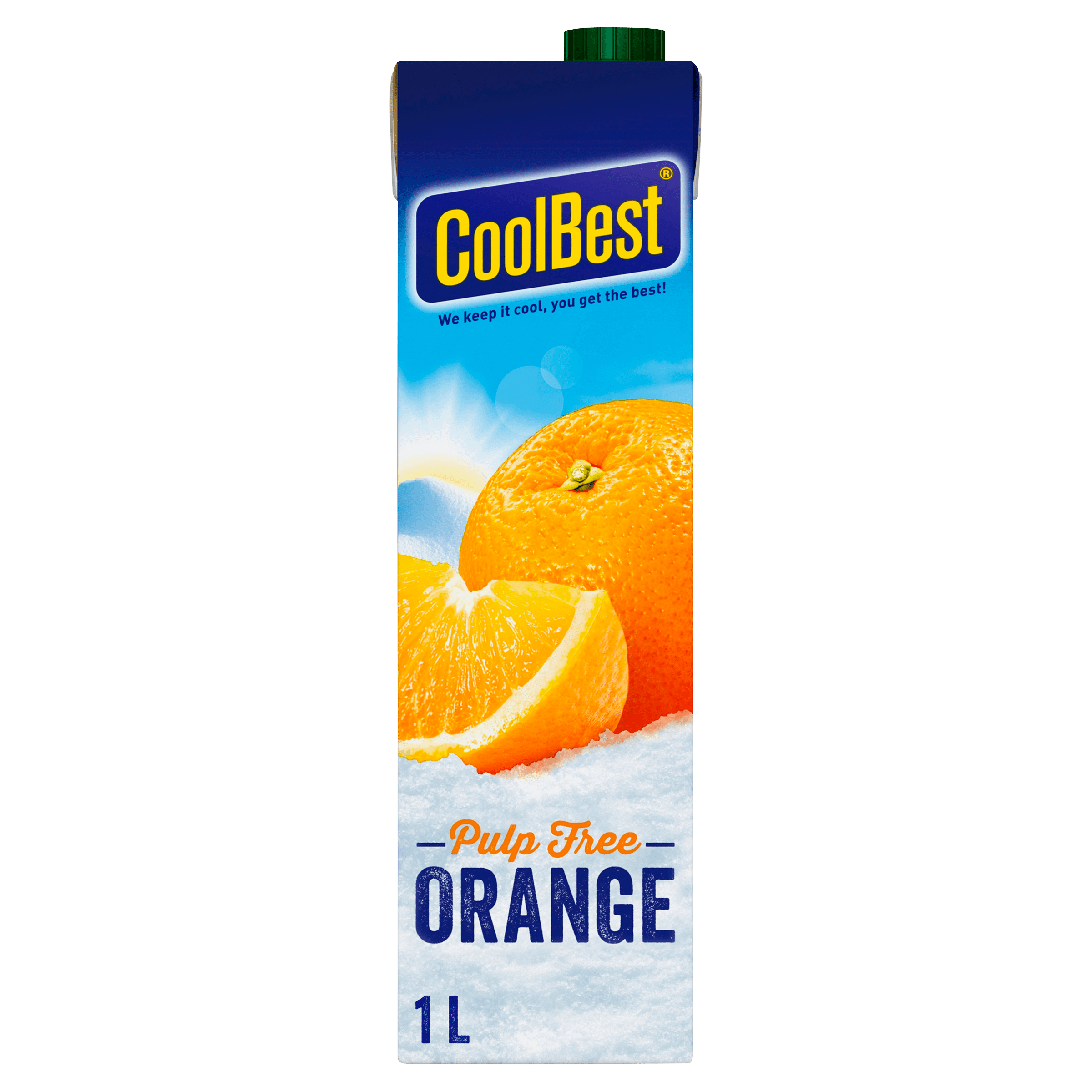 Coolbest Sap Premium Orange Pulp Free Per Pak 1000 Ml