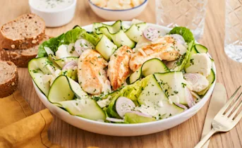 Caesarsalade met krokante kip