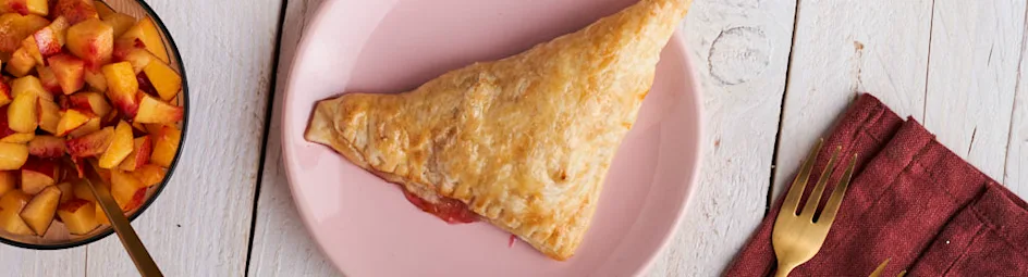 Nectarineflappen met verse tijm