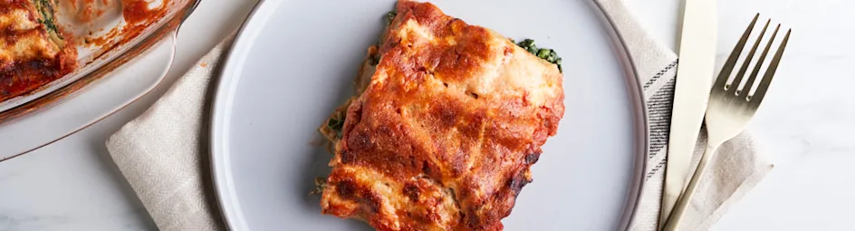 Cannelloni met spinazie en ricotta