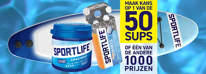 Product van Sportlife met kans op prijzen