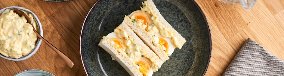 Japanse eiersaladebroodjes