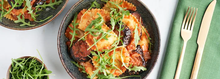Ravioli alla norma
