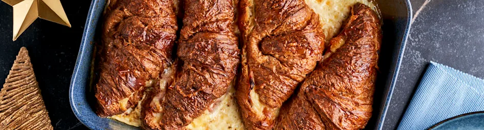 Croissant tray bake
