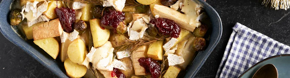 Groente tray met brie