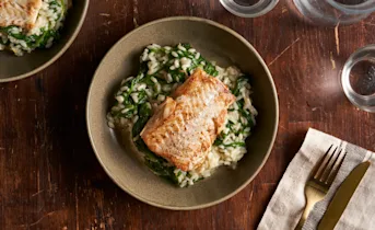 Citroenrisotto met kabeljauw