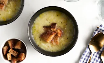 Romige aardappelsoep