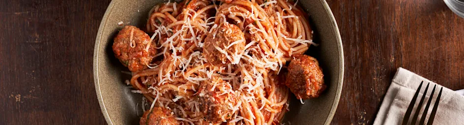 Spaghetti met gehaktballen