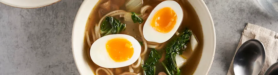 Ramen met zachtgekookt ei
