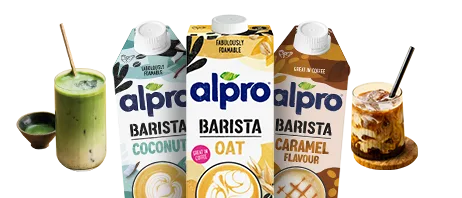 Alle Alpro houdbaar 25% korting. Geldig van 5 t/m 11 november