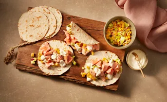 Zalm taco’s met mango salsa