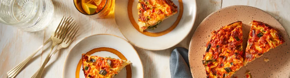 Frittata met garnalen