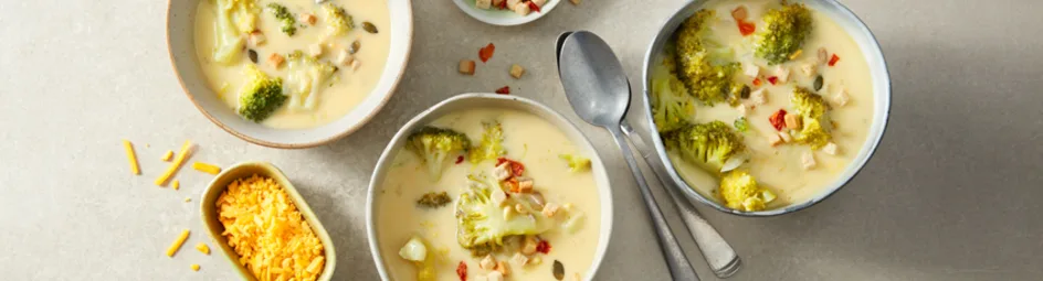 Broccoli cheddar soep