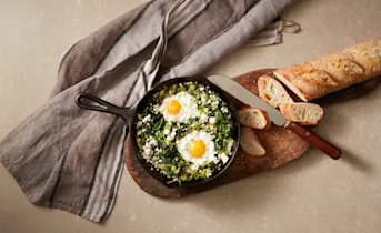 Shakshuka met bloemkoolrijst