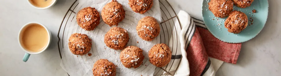 Kokosbollen met chocolade