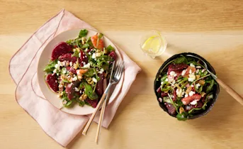 Bieten feta salade met walnoten