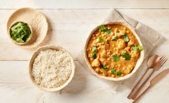 Bloemkoolcurry met kikkererwten