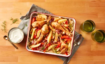 Traybake met kip en aardappelen