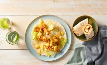 Wraps met krokante kip