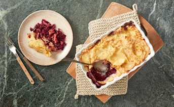 Ovenschotel met rode kool