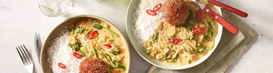 Curry met gehaktballen
