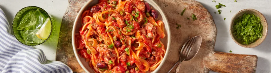 Tonijn tagliatelle