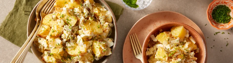 Gepofte aardappelsalade
