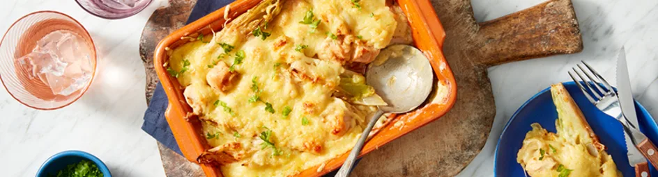Witlof ovenschotel met kip