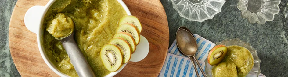 Kiwi sorbetijs