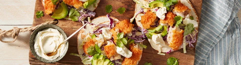 Taco’s met lekkerbekje