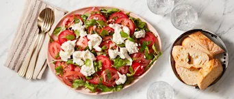 Tomatensalade met mozzarella