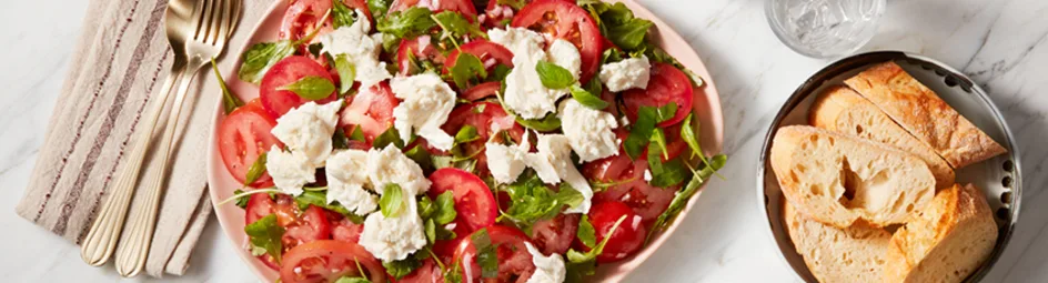 Tomatensalade met mozzarella