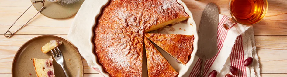 Clafoutis met druiven