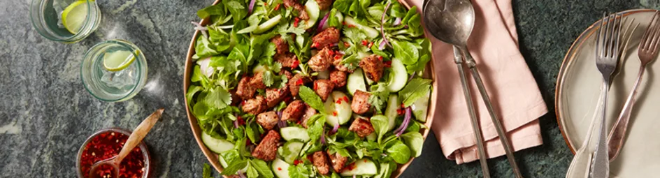 Thaise biefstuksalade