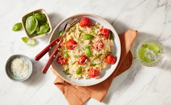 Risotto met geroosterde cherrytomaten