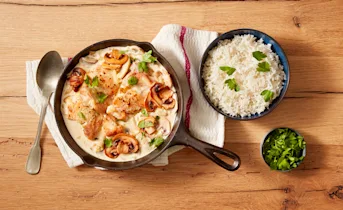 Kip met champignonroomsaus