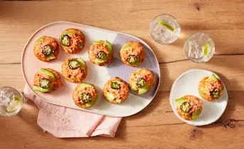 Rösti hapjes met zalm