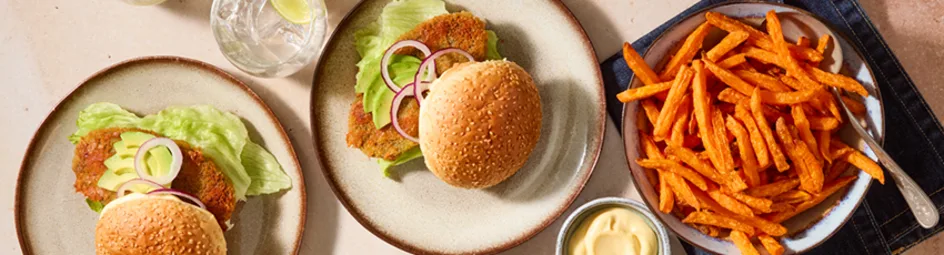 Spinazie kaasrondo burger