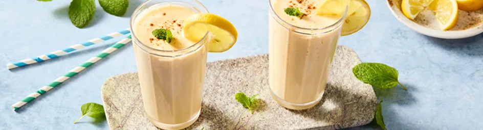 Tropische vegan smoothie