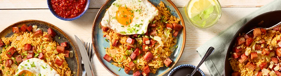 Nasi Goreng met lunchworst