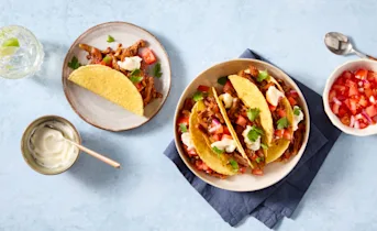 Pulled paddenstoelen taco’s