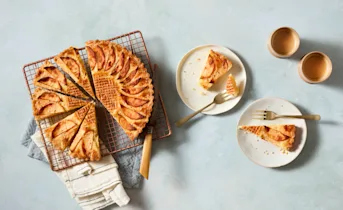 Boterkoek met appel