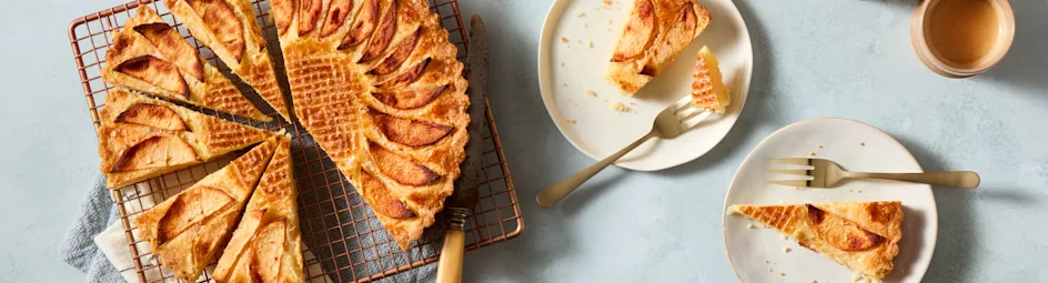 Boterkoek met appel