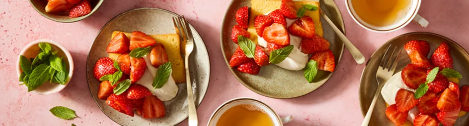 Aardbeien met balsamico en mascarpone