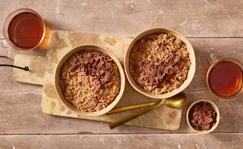 Overnight oats met vlokken